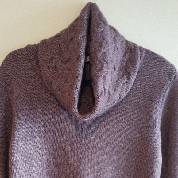 Luigi Baldo Made in Italy Purple Merino & Alpaca Wool Blend Sweater - Picture 4 of 9